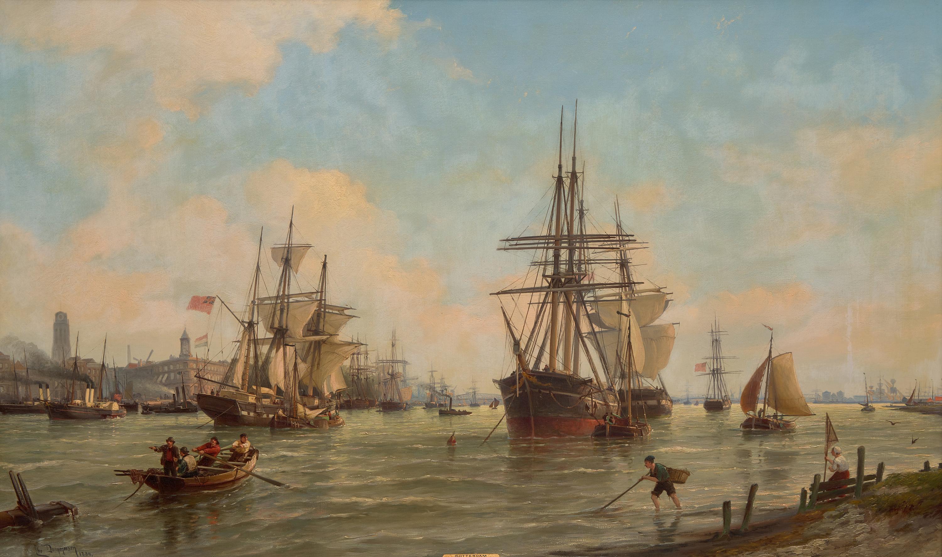 Pieter Christian Dommersen (Dutch, 1842-1928) — Rotterdam , 1884