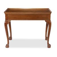 Chippendale rectangular mahogany dish-top tea table