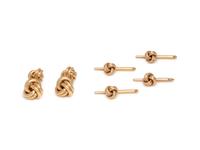 YELLOW GOLD KNOT DRESS SET