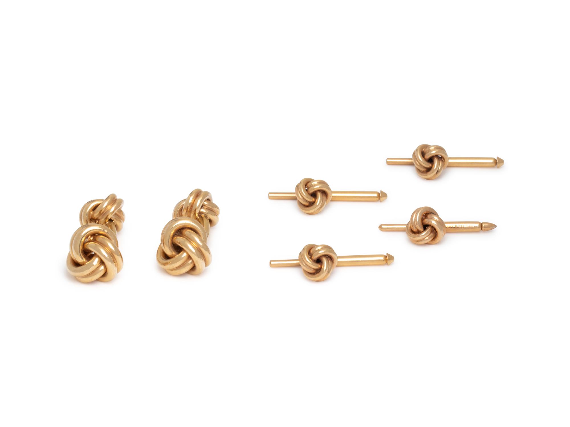 YELLOW GOLD KNOT DRESS SET