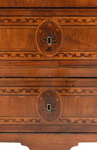 An Italian Marquetry Two-Drawer Commode