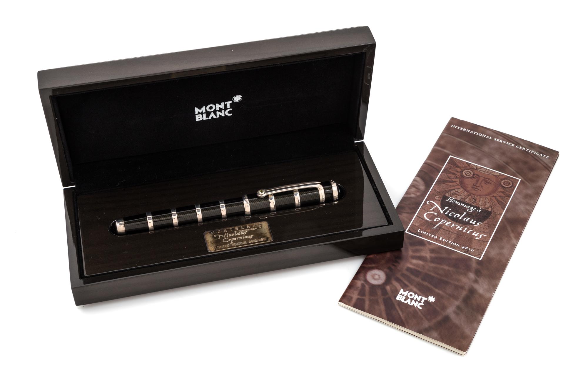 A Montblanc Nicolaus Copernicus Limited Edition Fountain Pen