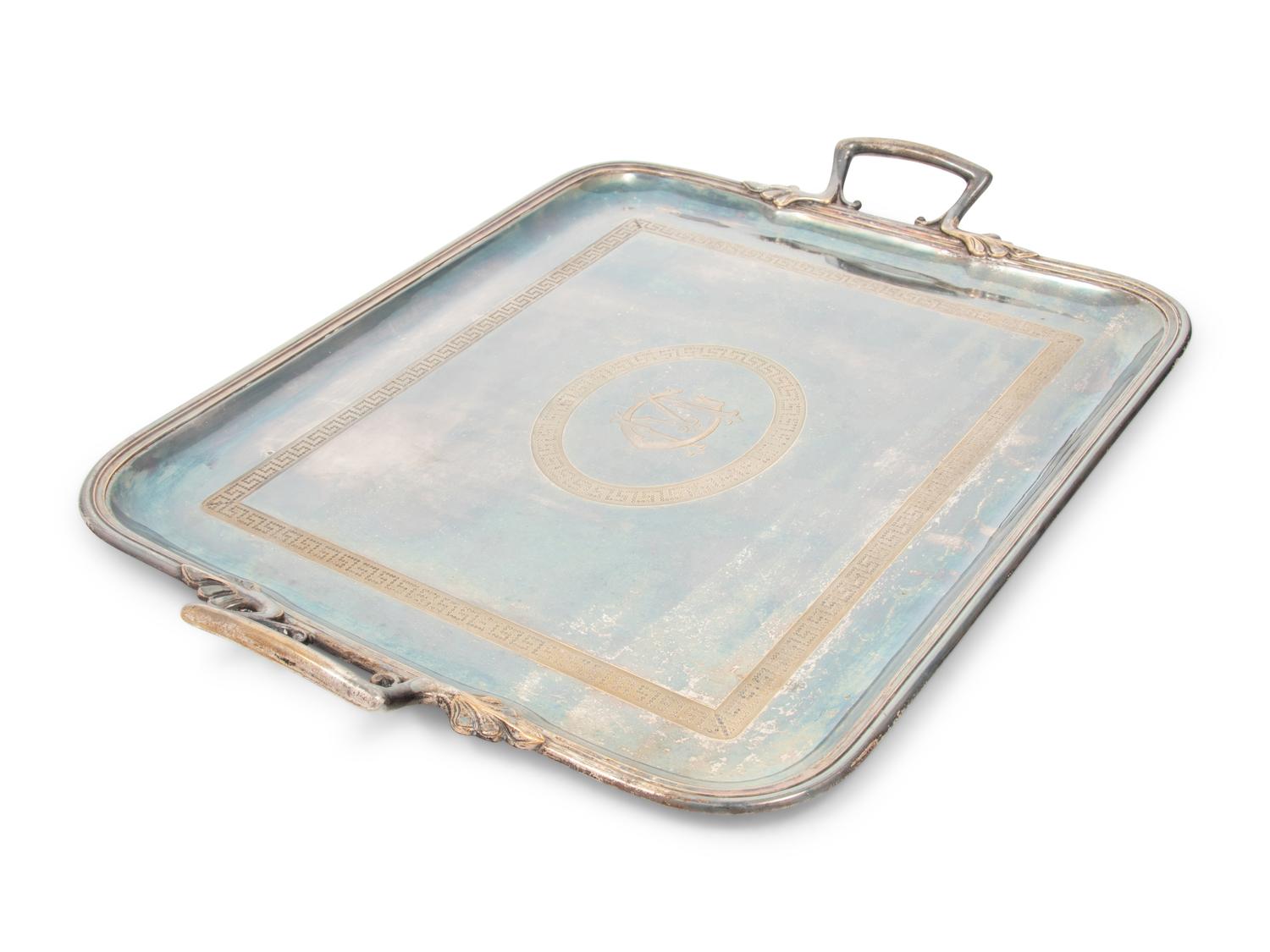 An English Silver-Plate Tray
