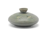 A Small Korean 'Sangam' Celadon Oil Jar