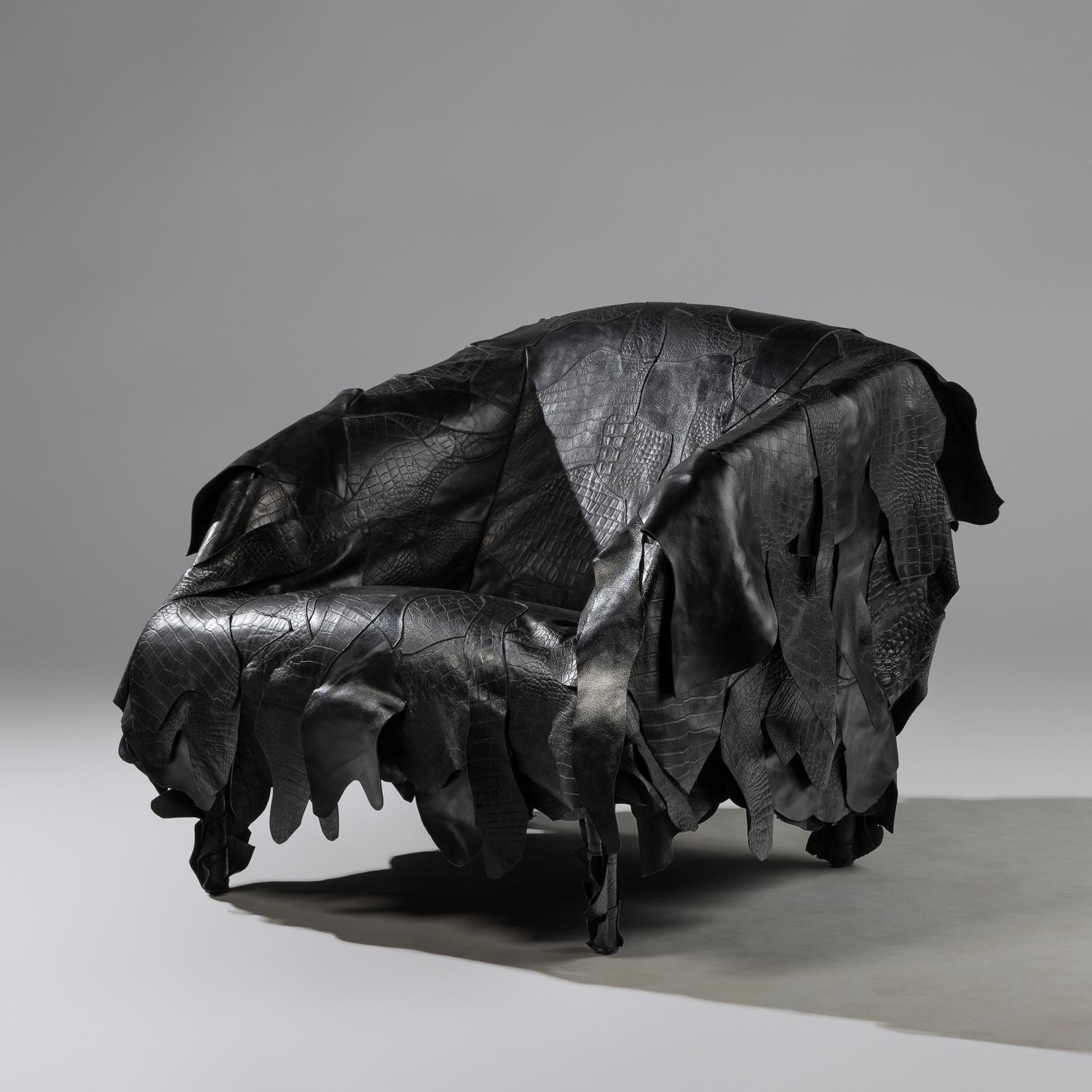 Leatherworks armchair, 2007 Edra, Italy