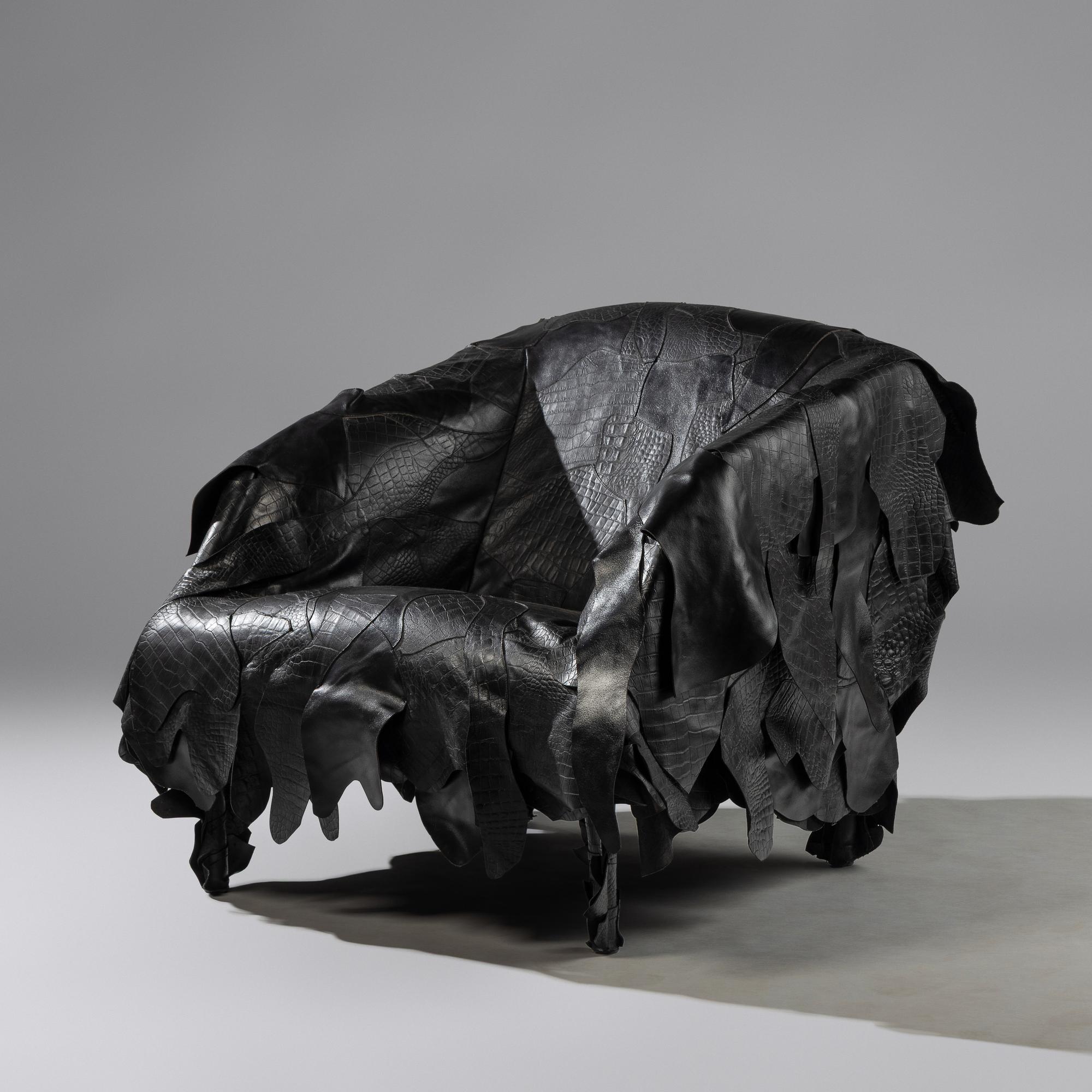 Leatherworks armchair, 2007 Edra, Italy