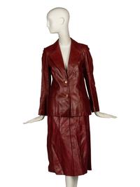 Gucci, Leather Jacket & Skirt, 1977