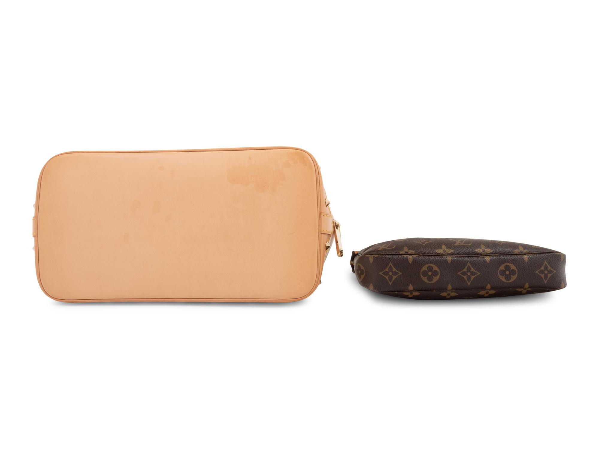 Louis Vuitton Alma Handbag and Monogram Clutch, 2003-2006