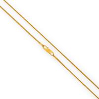 Yellow Gold and Amethyst Chain Necklace