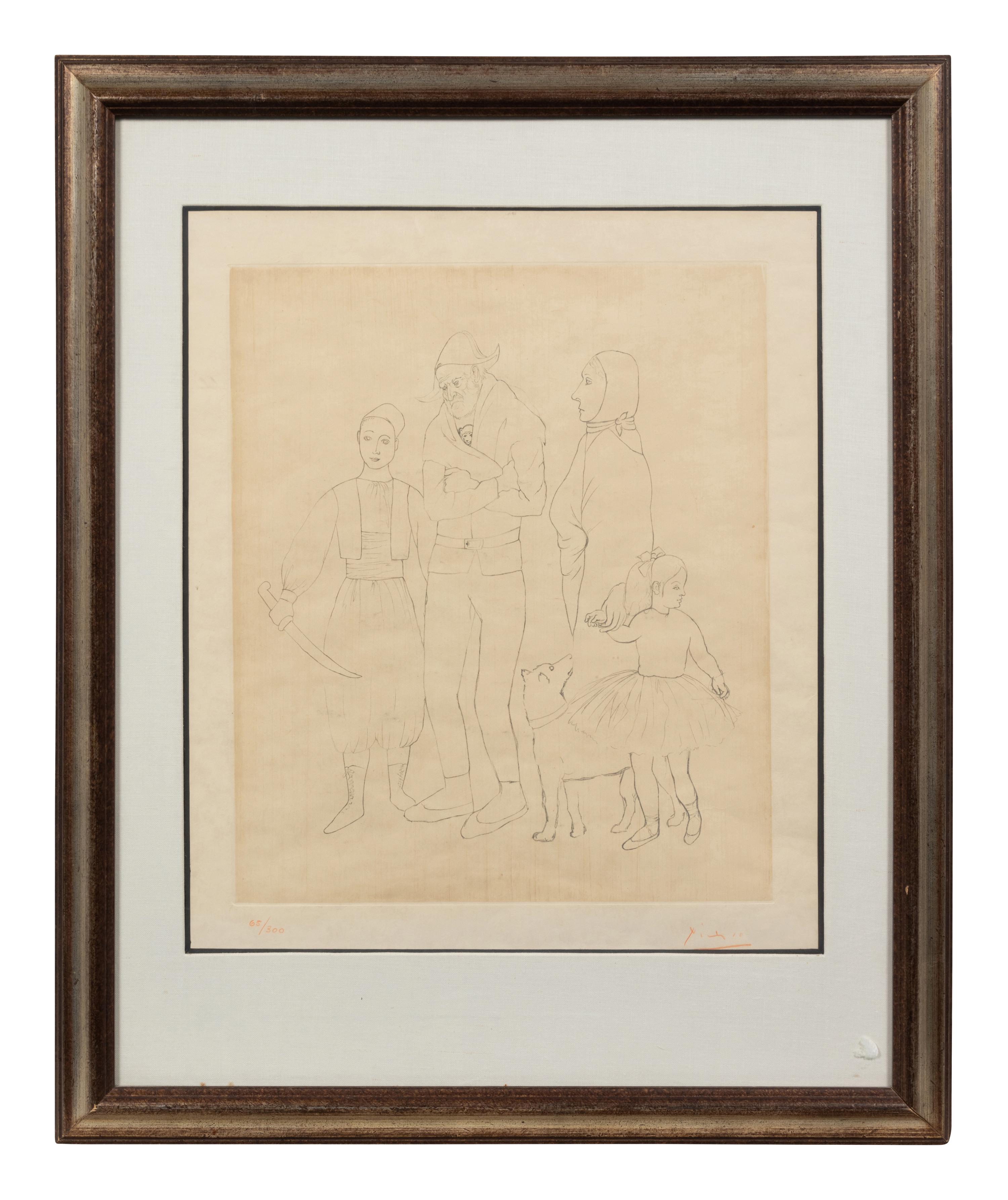 Famille de Saltimbanques