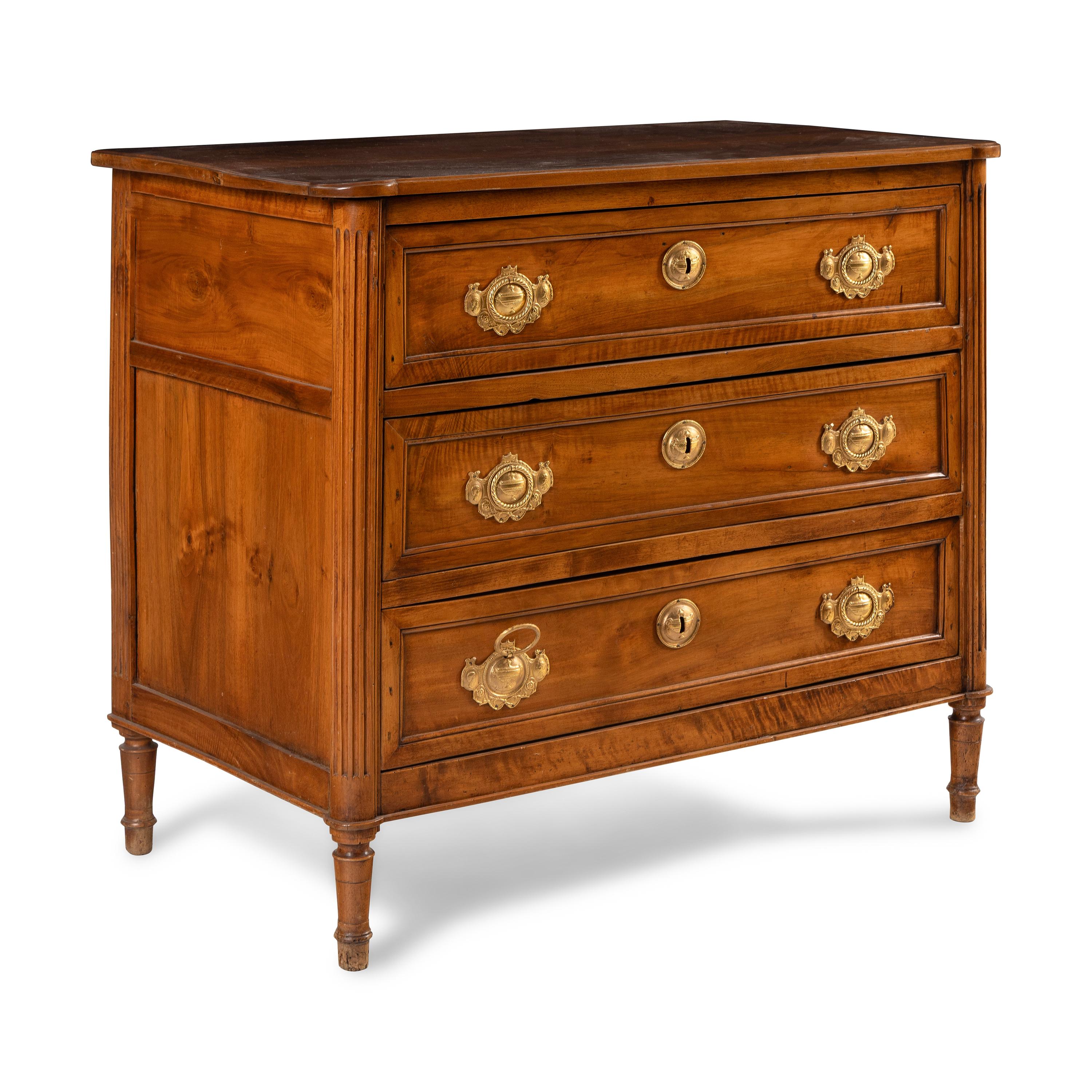 A Louis XVI Fruitwood Commode