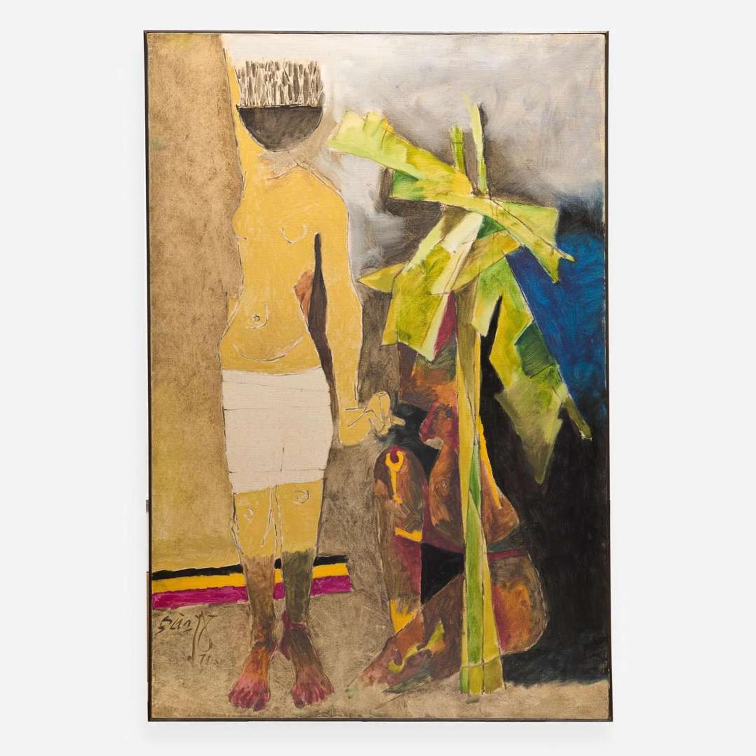 M.F. Husain (Indian, 1913-2011) Untitled