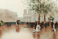 Place Jean-Paul-II with Notre Dame