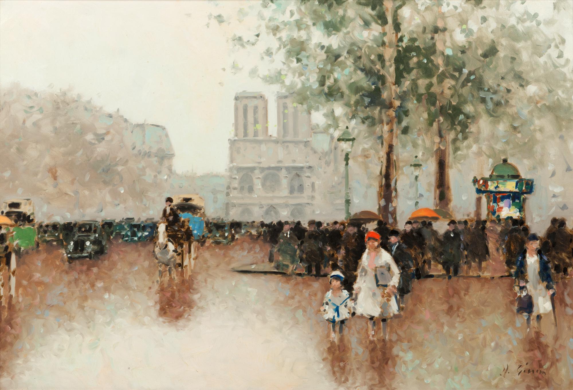 Place Jean-Paul-II with Notre Dame