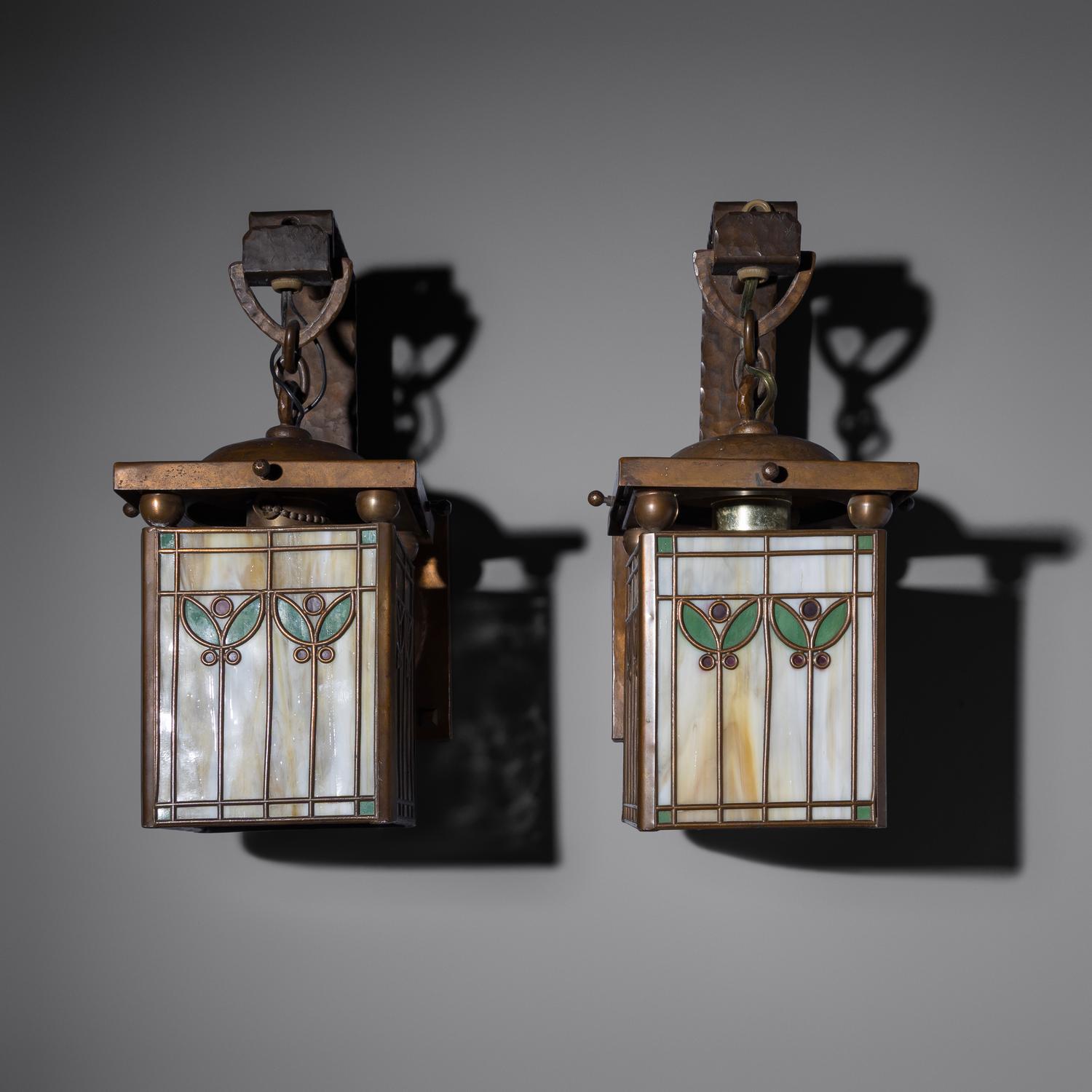 Pair of sconces