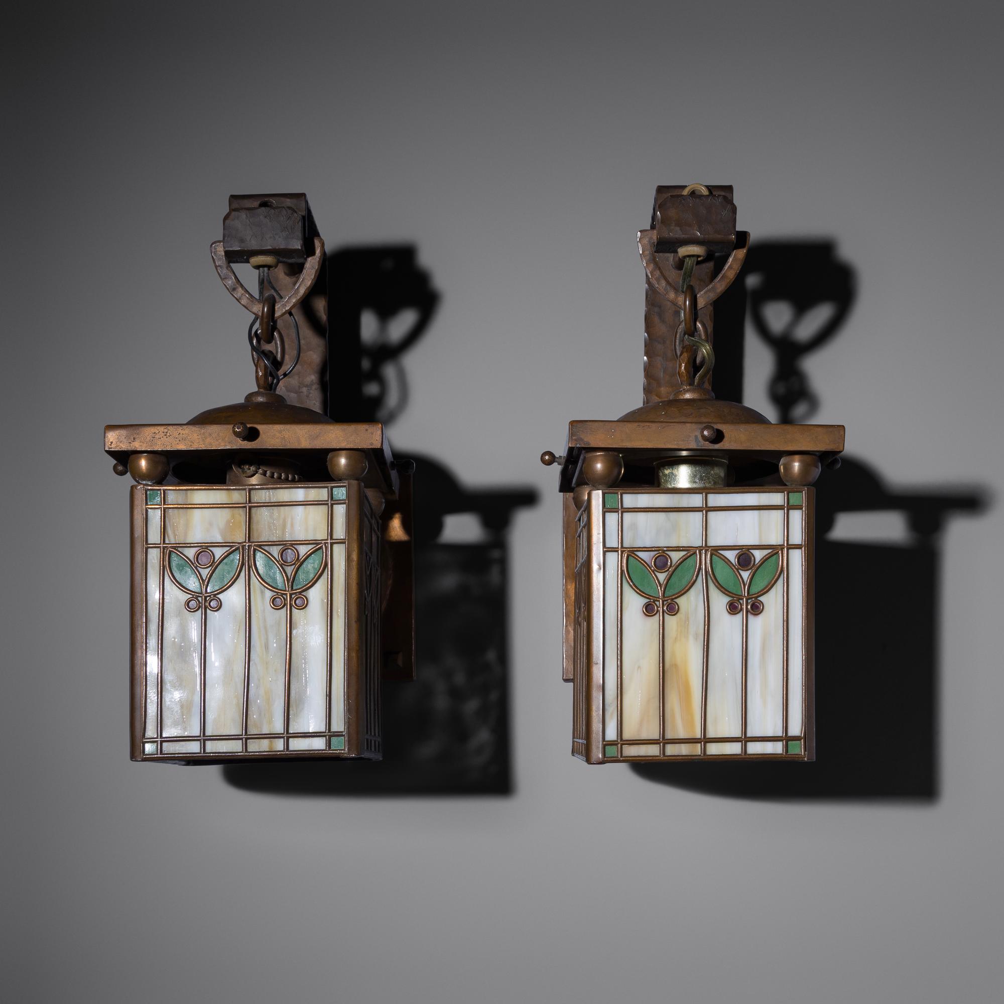 Pair of sconces