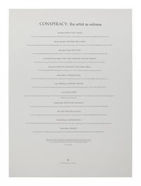 Conspiracy Portfolio (incomplete set of 11 prints with book)