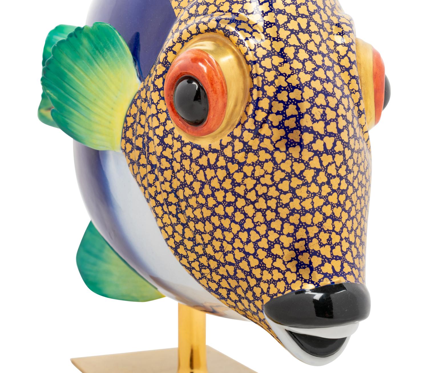 A Porcelain Figure of a Fish