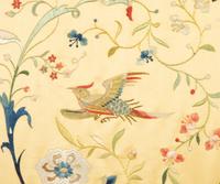 A Pair of Chinese Embroidered Silk Roundels in Gilt Frames