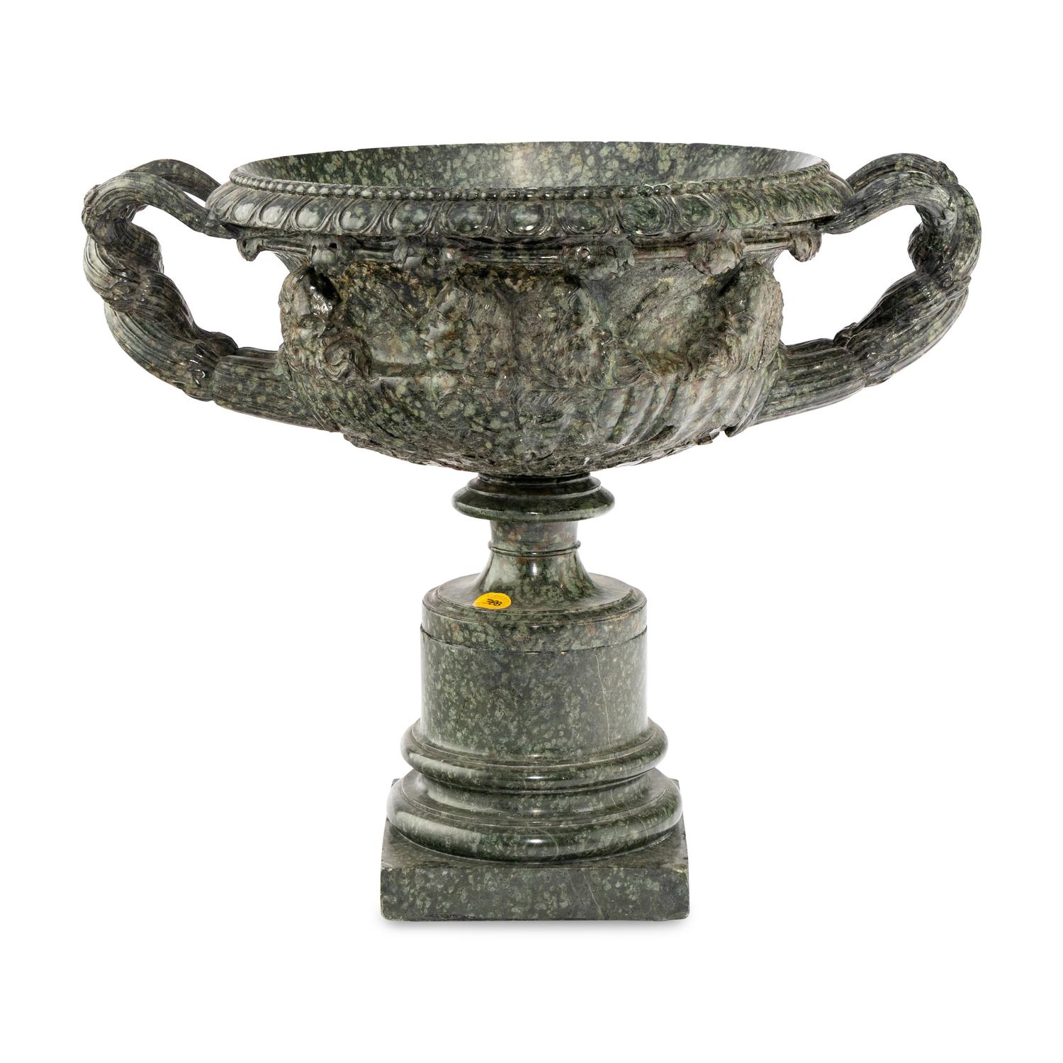 An Italian Neoclassical Marble Model of the Warwick Vase