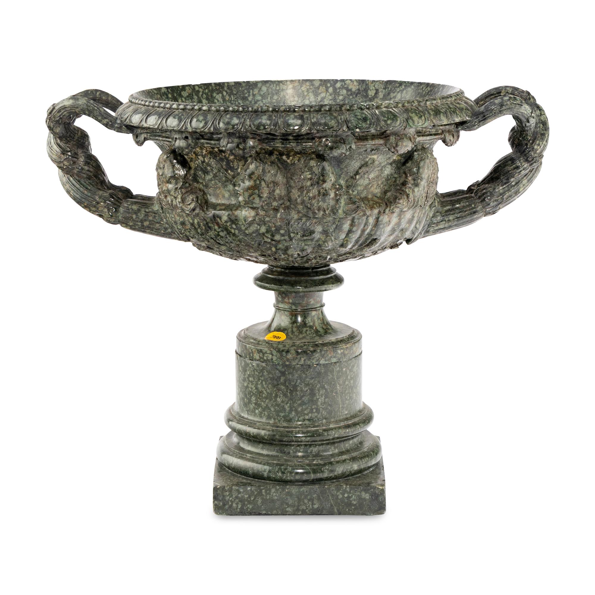 An Italian Neoclassical Marble Model of the Warwick Vase