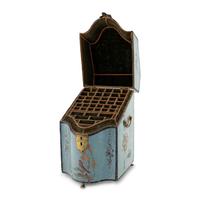 A George III Paint-Decorated Cutlery Box