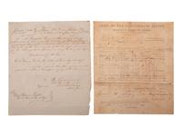 [CIVIL WAR]. Documents associated with Louisiana militia and Confederate Crescent regiments, plus.