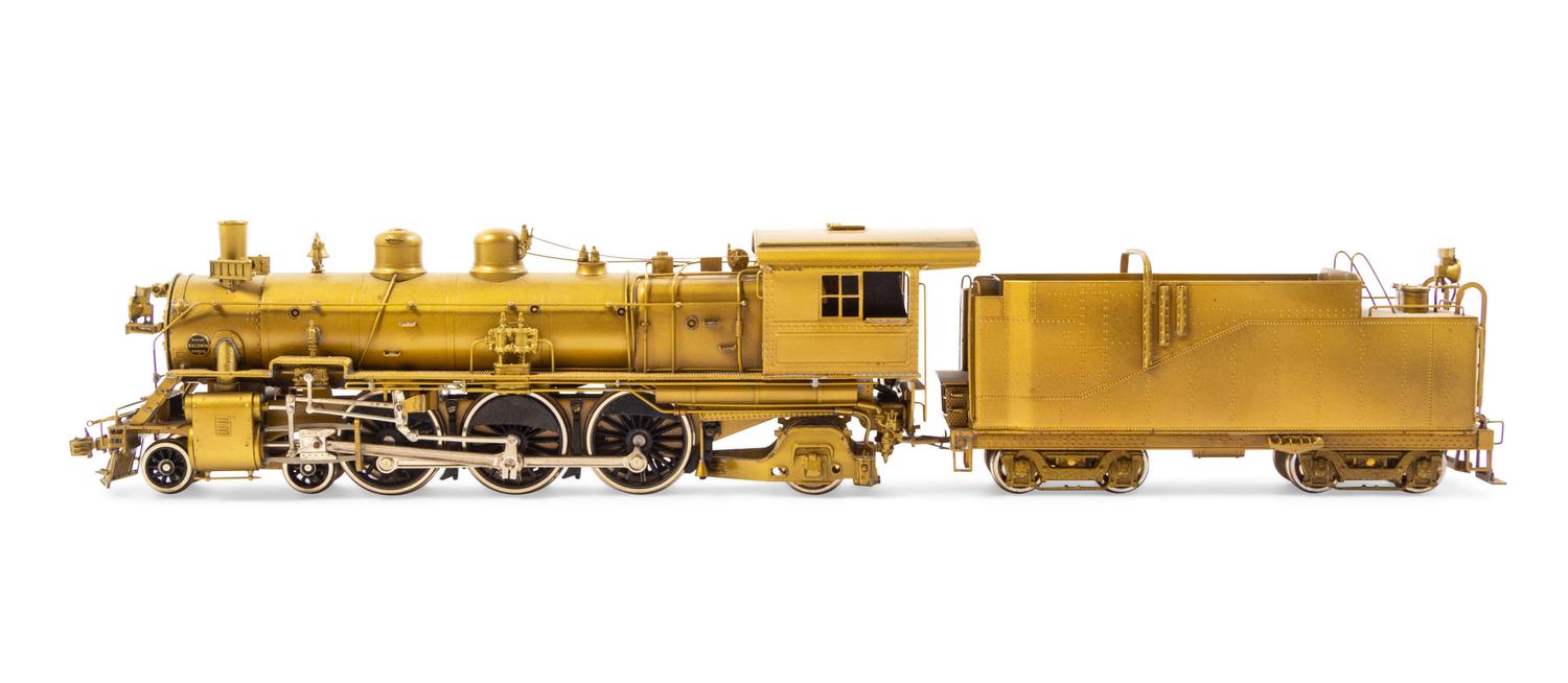 A United Scale Models Brass HO-Gauge 4-6-2 Locomotive and Tender