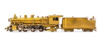A United Scale Models Brass HO-Gauge 4-6-2 Locomotive and Tender