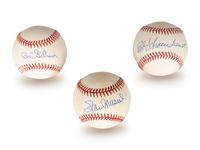 A Group of St. Louis Cardinals Hall of Fame Signed Autograph Items (Beckett Authentication Services BAS Certified),