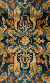 An Indian Wool "Hunt" Rug
