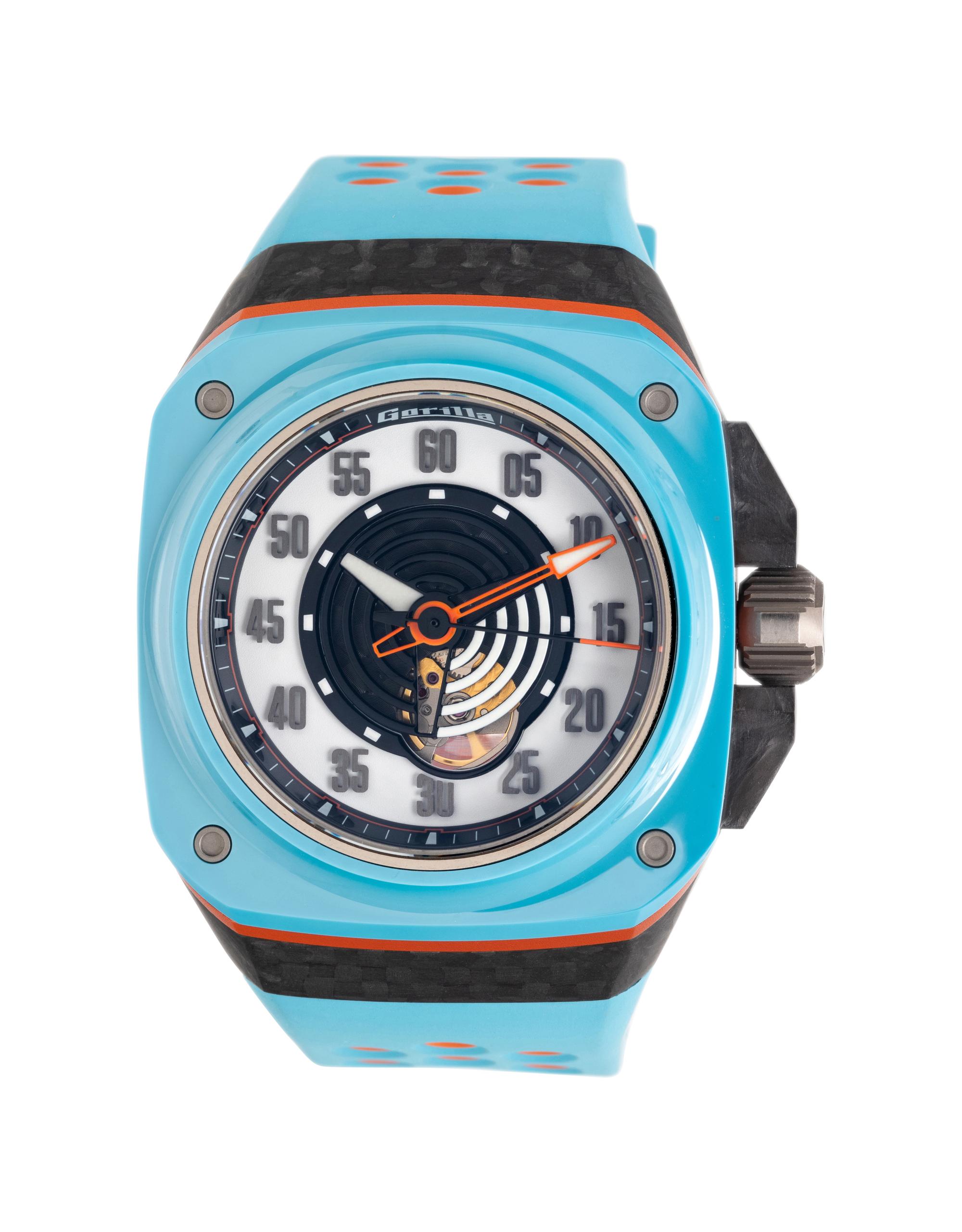 GORILLA, CERAMIC 'FASTBACK GT MIRAGE' WATCH