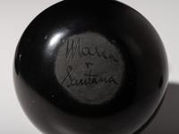 Blackware Pottery Vase and Bowl 1943-1954