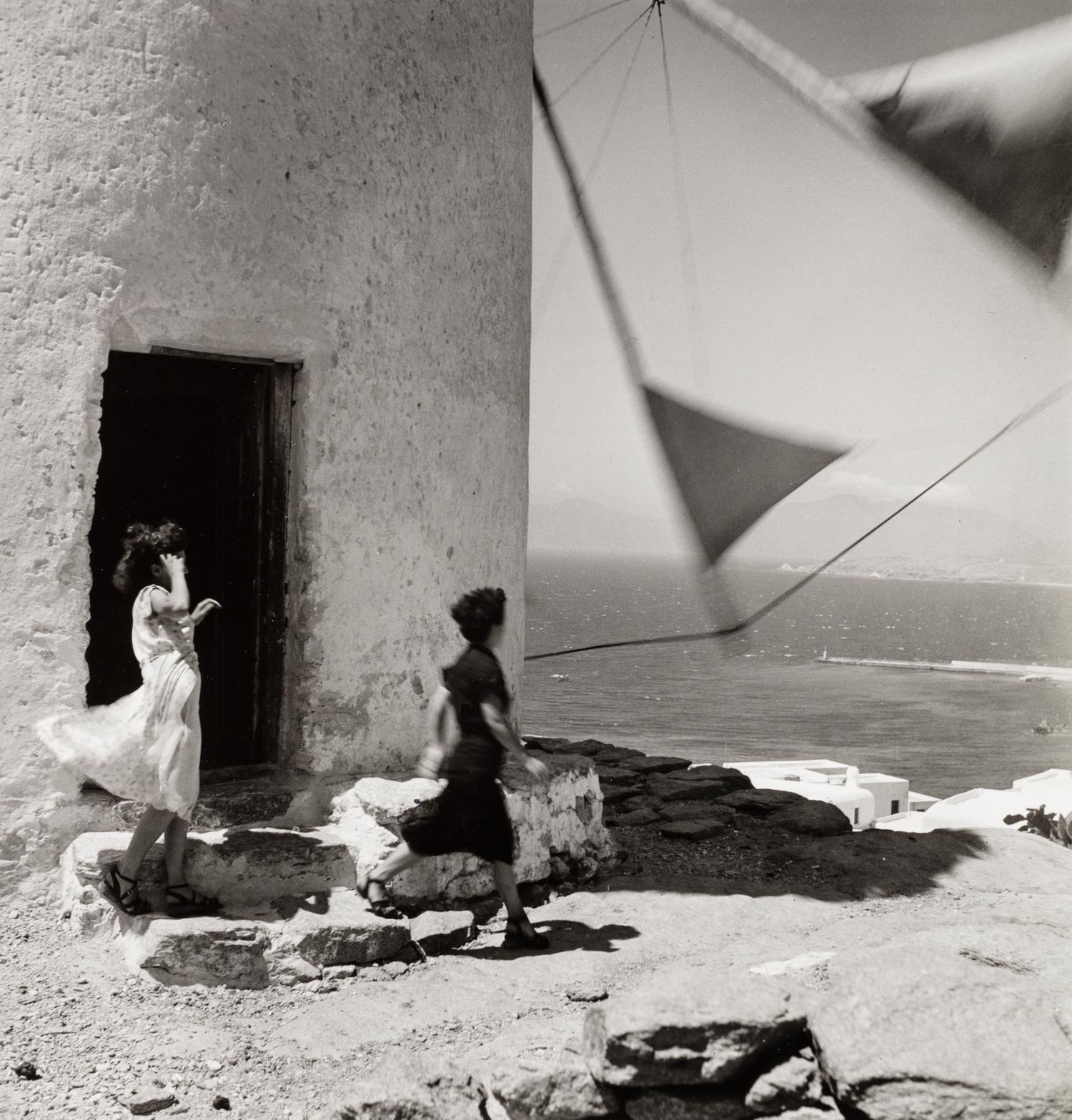 Ernst Haas (1921-1986) Windmill, Greece 1952
