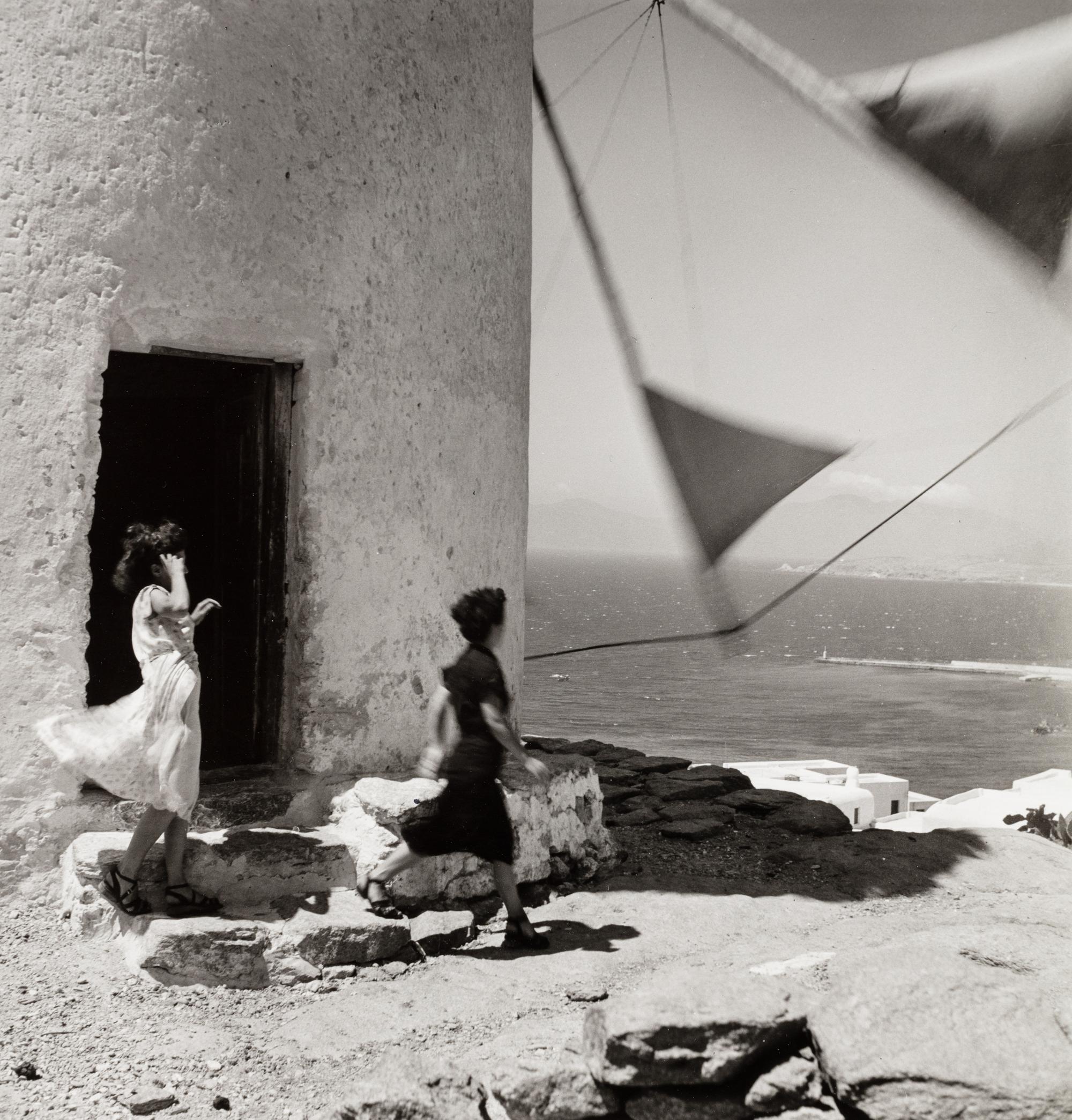 Ernst Haas (1921-1986) Windmill, Greece 1952