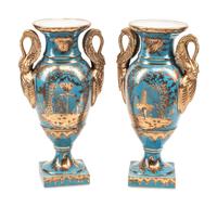 A Pair of Paris Porcelain Vases