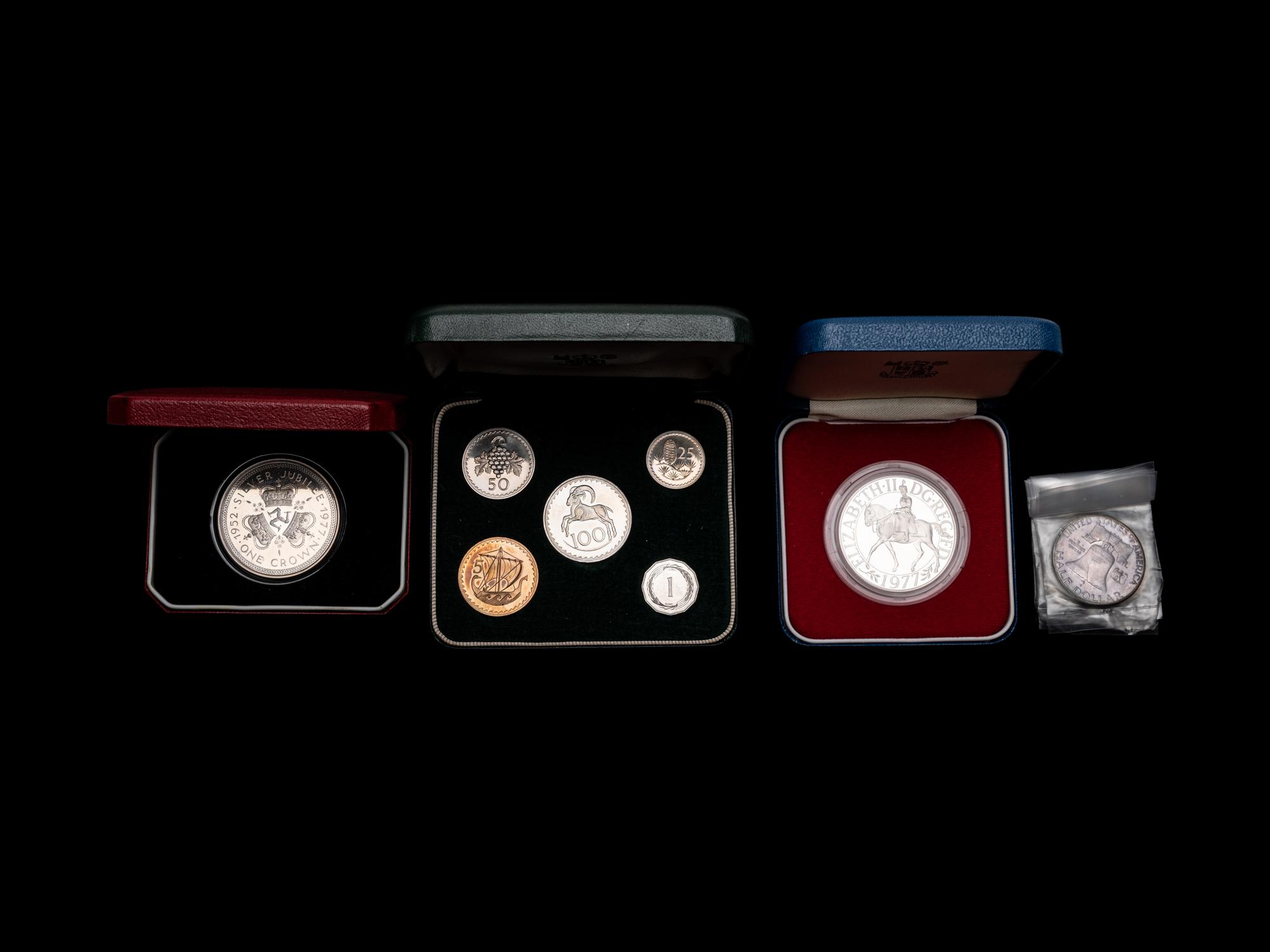 A Collection of United States and International Commemorative Coins