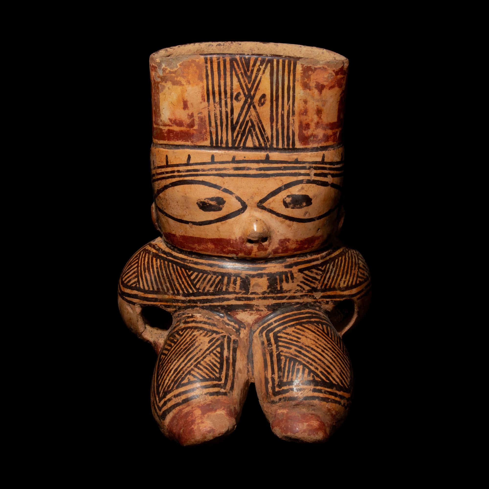 A Nicoya Polychrome Figure