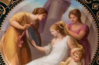 A Pair of Vienna Porcelain Cabinet Plates