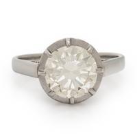 Diamond and White Gold Ring