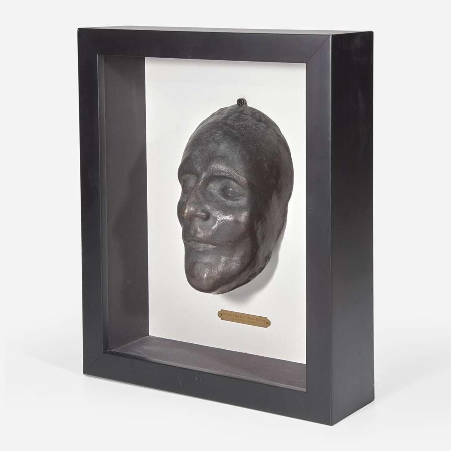 After Moïse Kisling (French/Polish, 1891-1953) and Jacques Lipchitz (American/French, 1891-1973) Bronze Death Mask of Modigliani