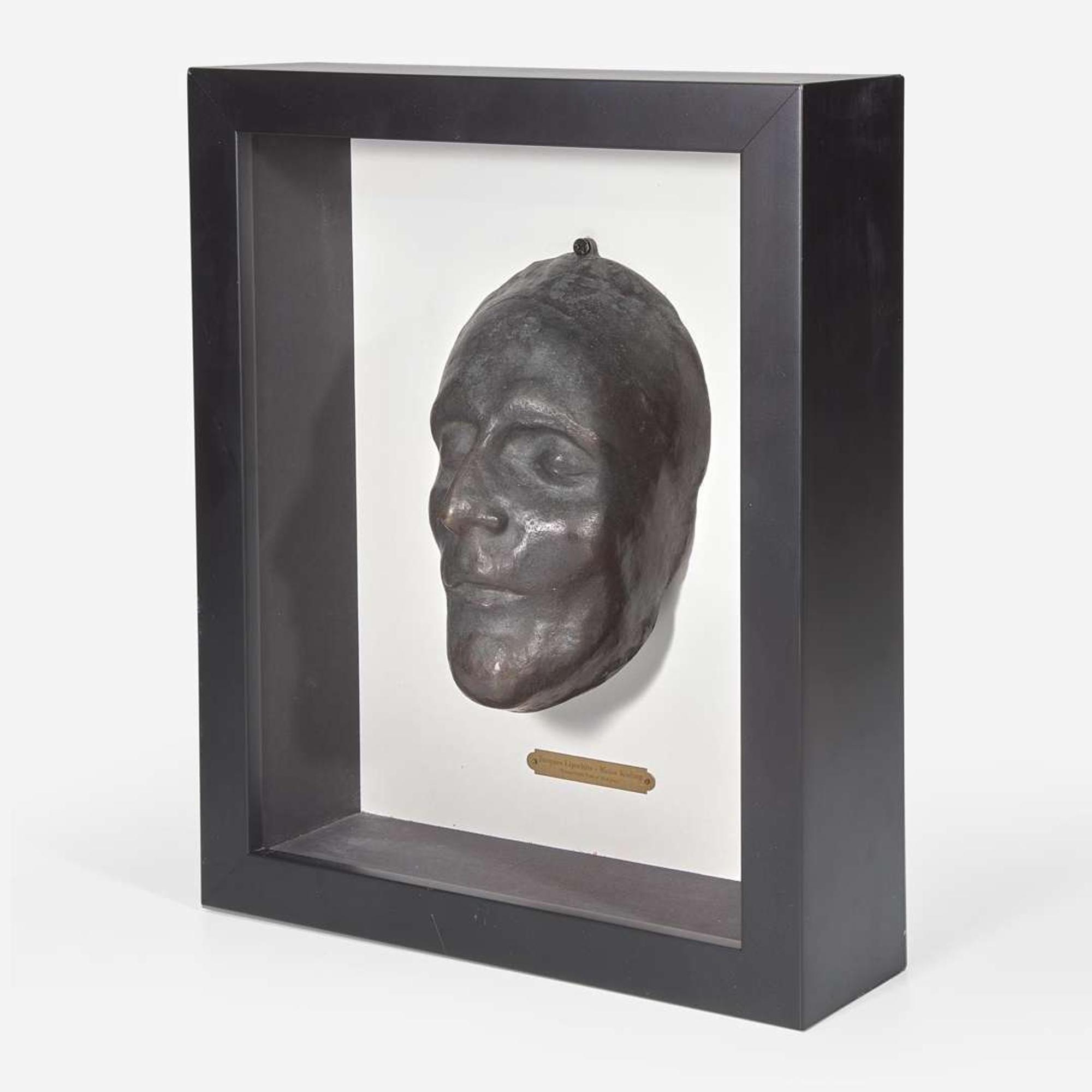 After Moïse Kisling (French/Polish, 1891-1953) and Jacques Lipchitz (American/French, 1891-1973) Bronze Death Mask of Modigliani