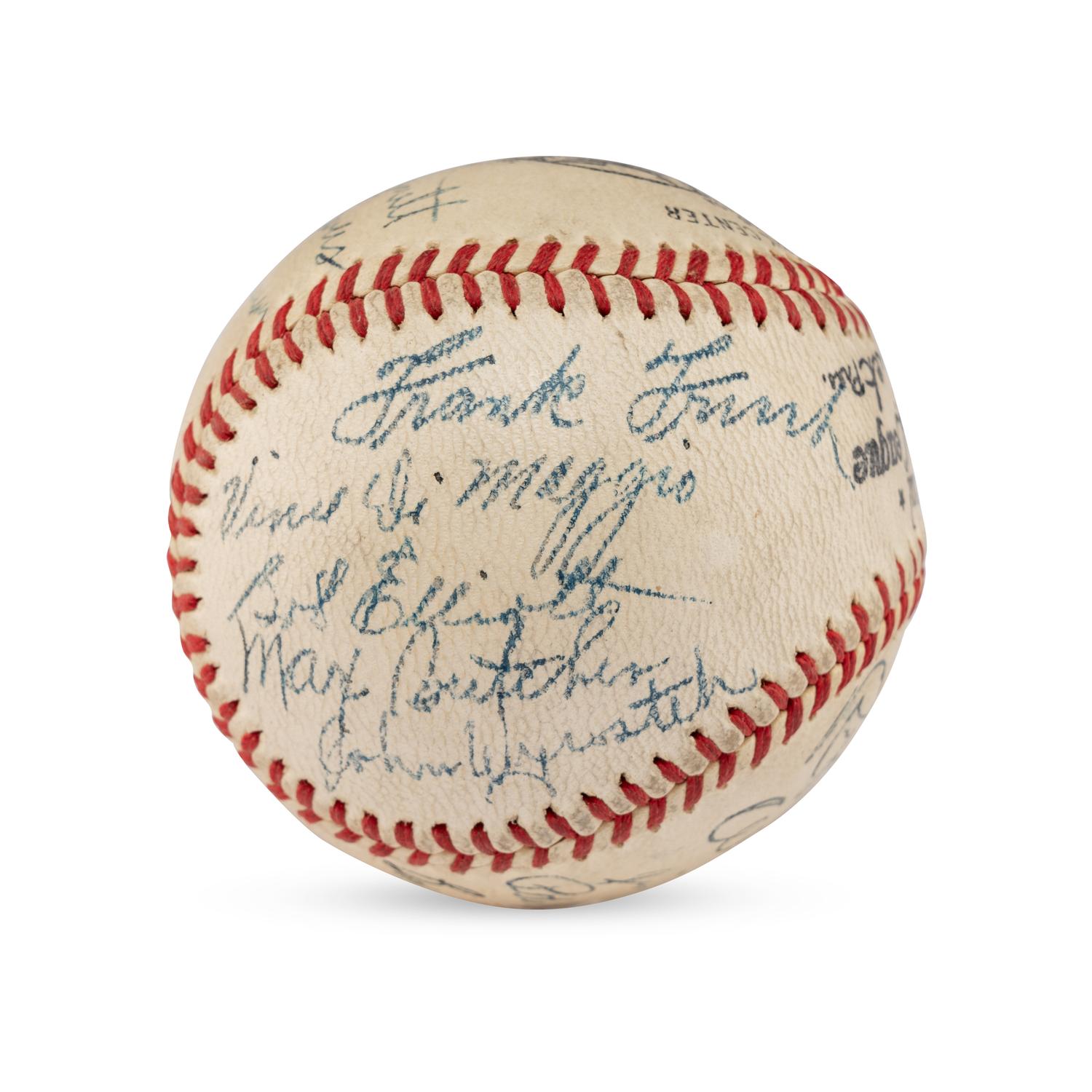 A 1943 Pittsburgh Pirates Team Signed Autograph Baseball (Beckett Authentication Services Letter of Authenticity)