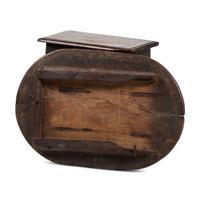 A William and Mary Turned Oak Slide-Top Tavern Table Stool
