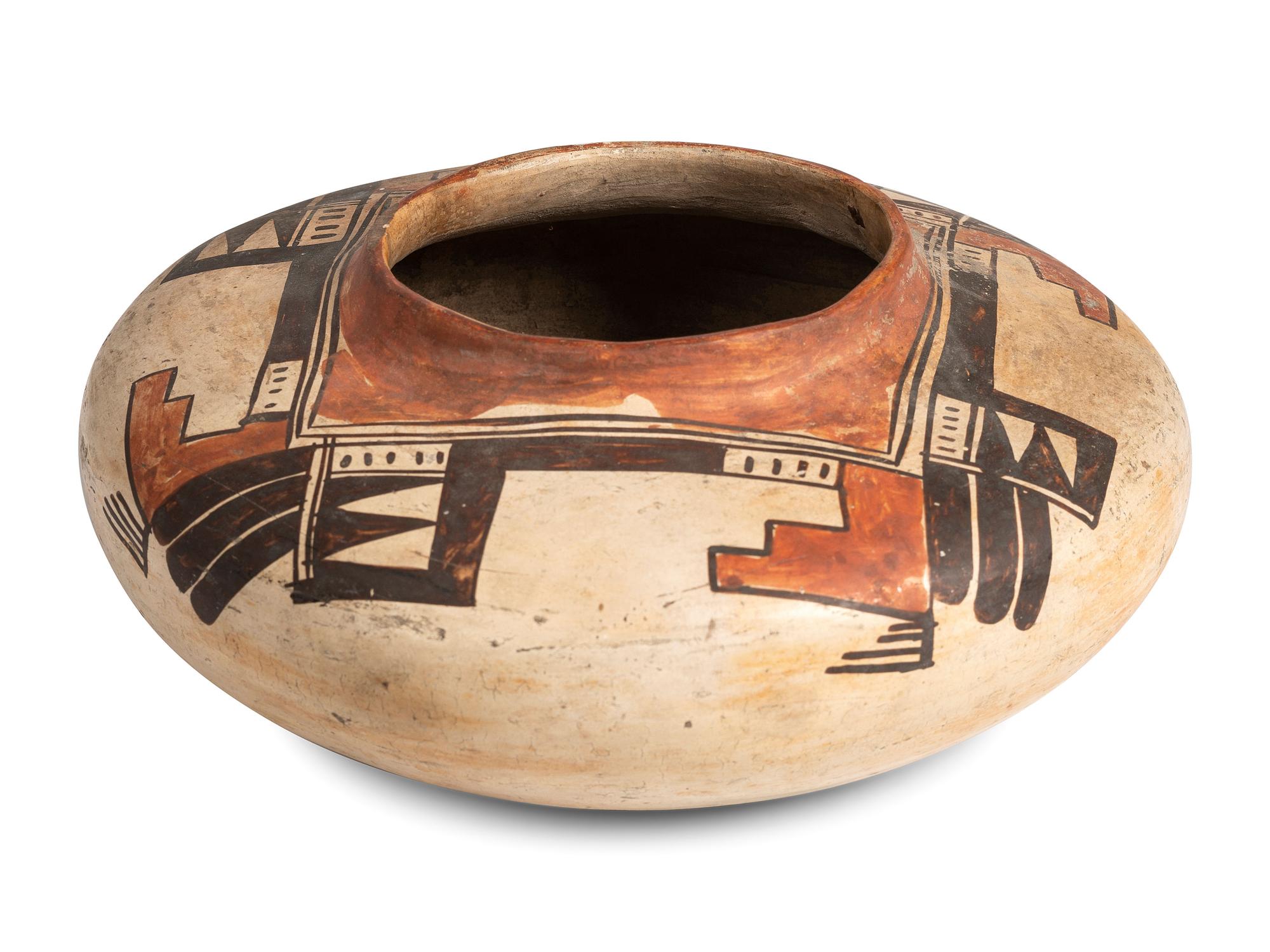 Hopi Polychrome Pottery Jar