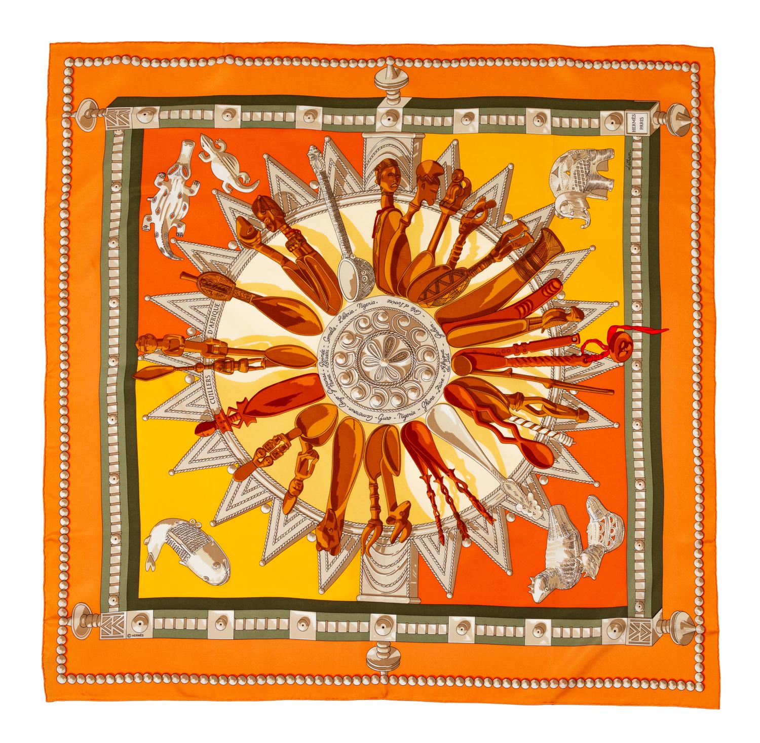 Hermès 90cm Silk Scarf