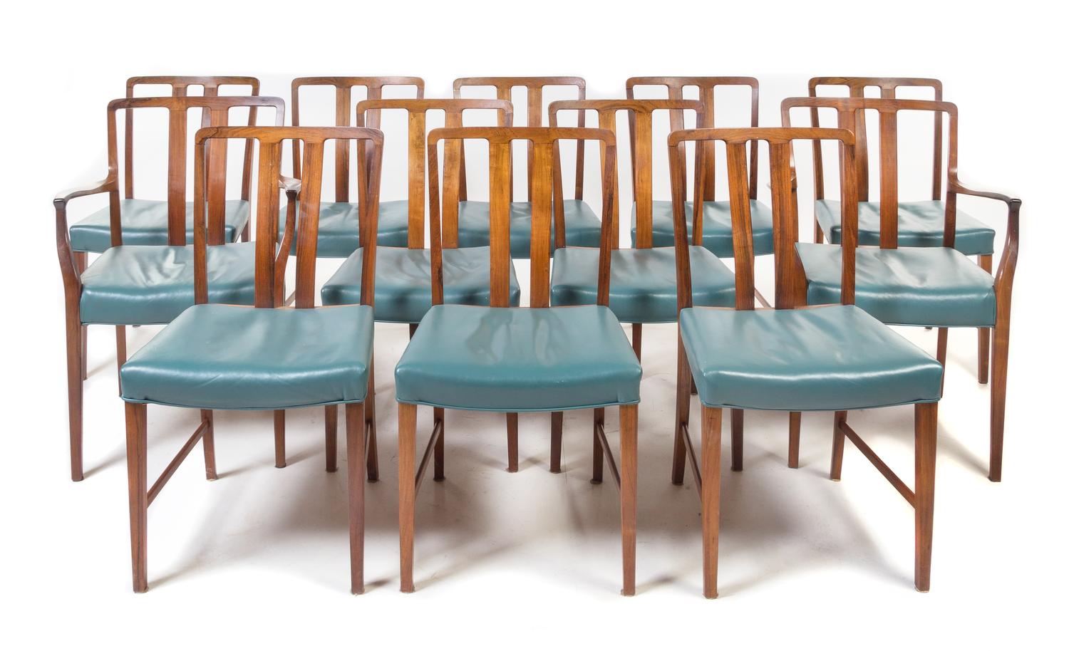 A Set of Twelve Danish Rosewood Dining Chairs — 1960s
