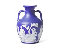 A Wedgwood Jasperware Copy of the Portland Vase