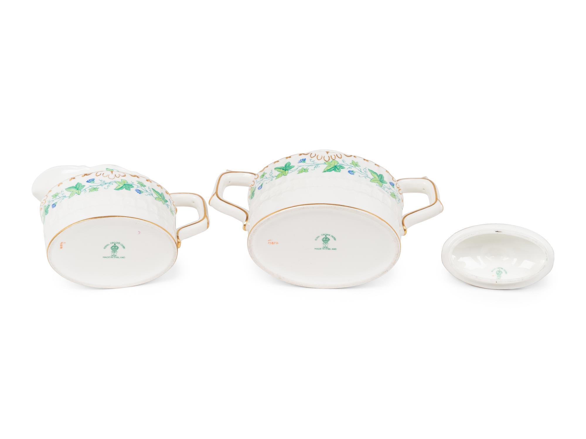 A Royal Crown Derby Porcelain Tea and Coffee Service