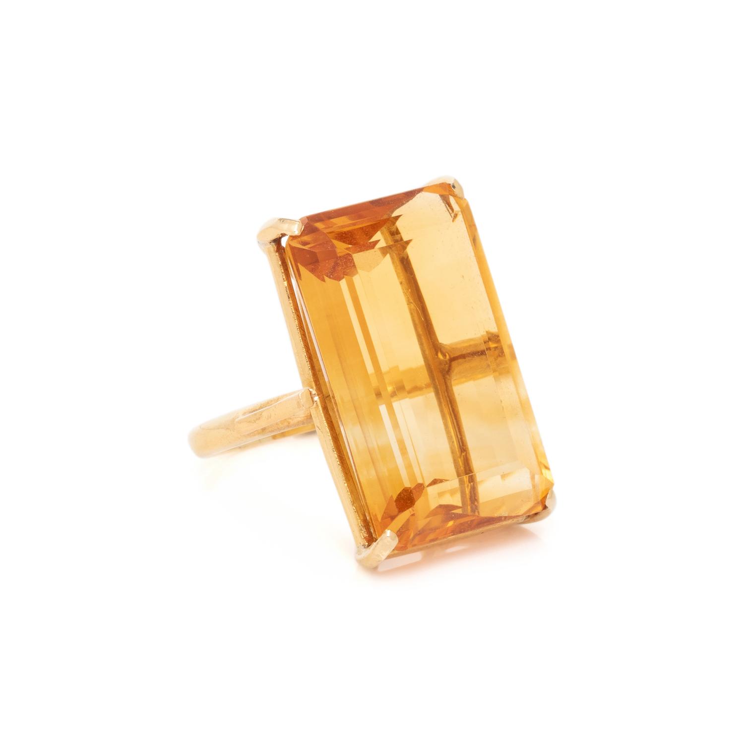 CITRINE RING